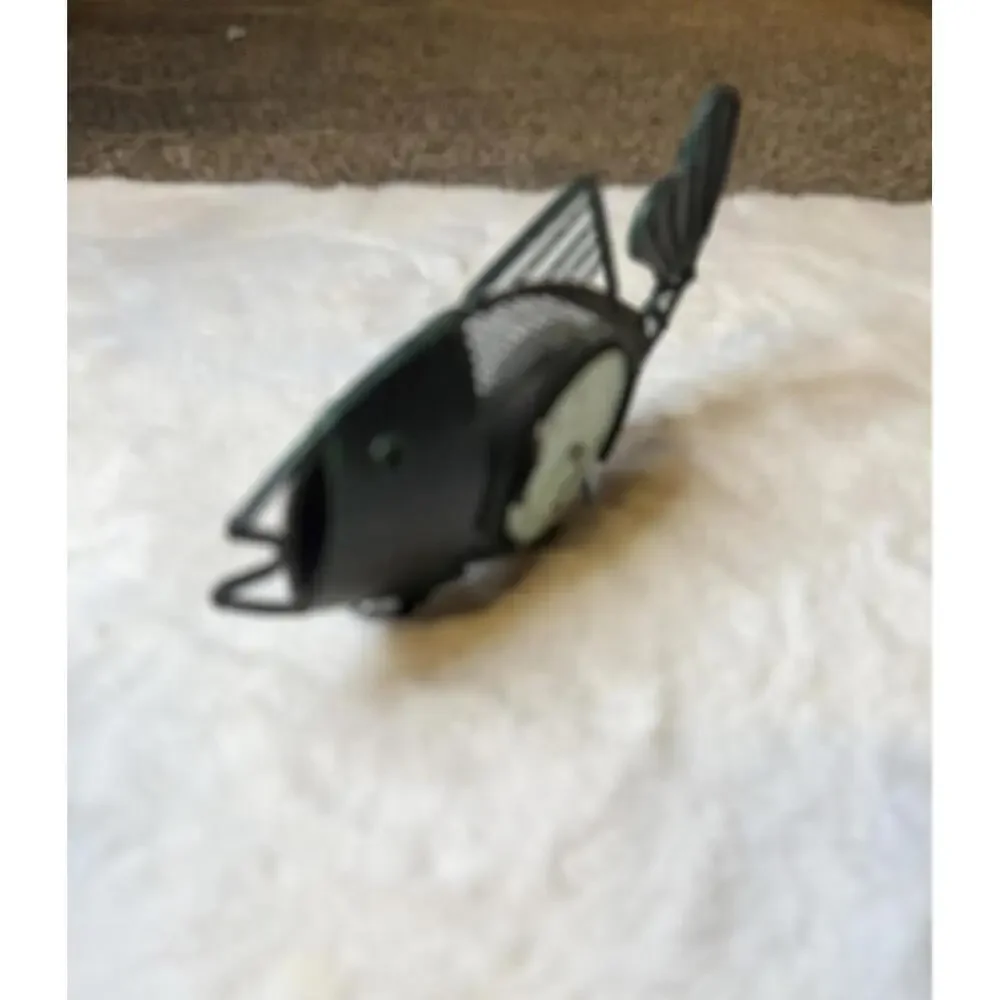 Rare Timex Metal Fish Clock - Picture 6 of 9